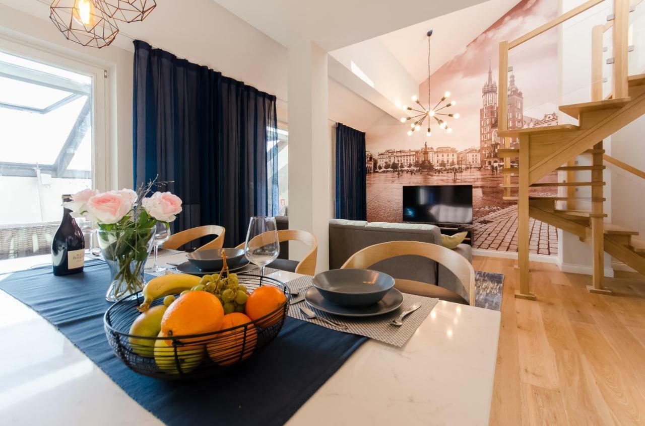 Kazimierz Penthouse With Private Terrace Lägenhet Kraków Exteriör bild