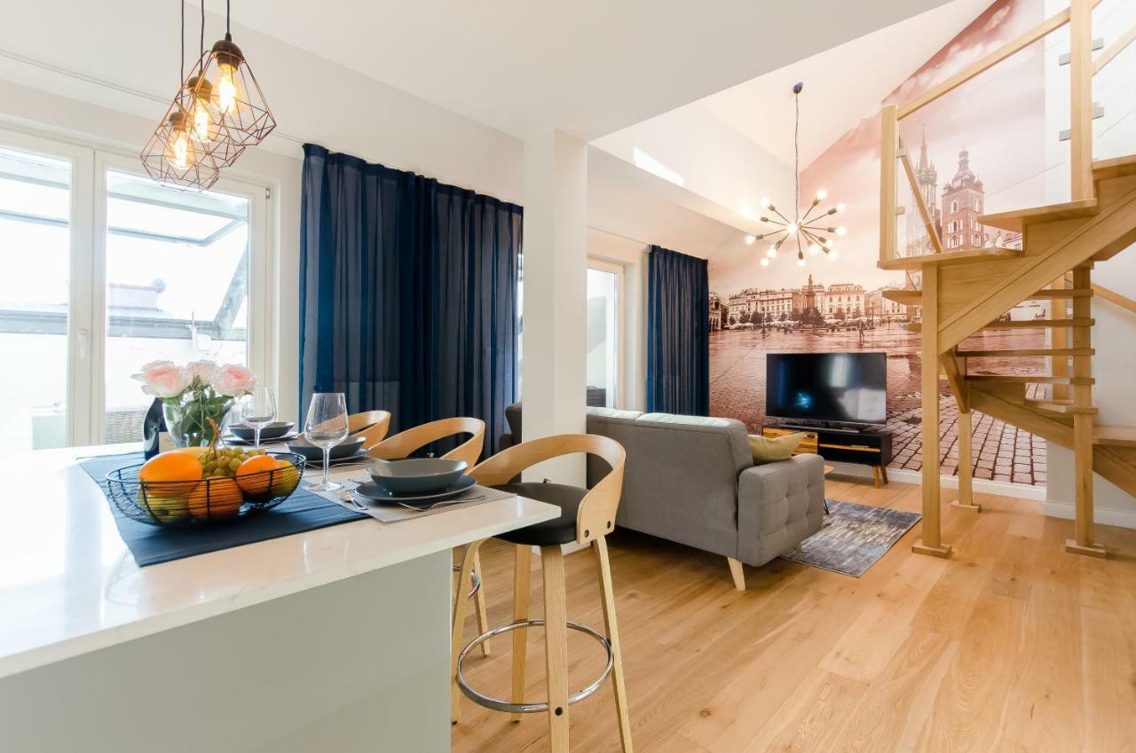 Kazimierz Penthouse With Private Terrace Lägenhet Kraków Exteriör bild