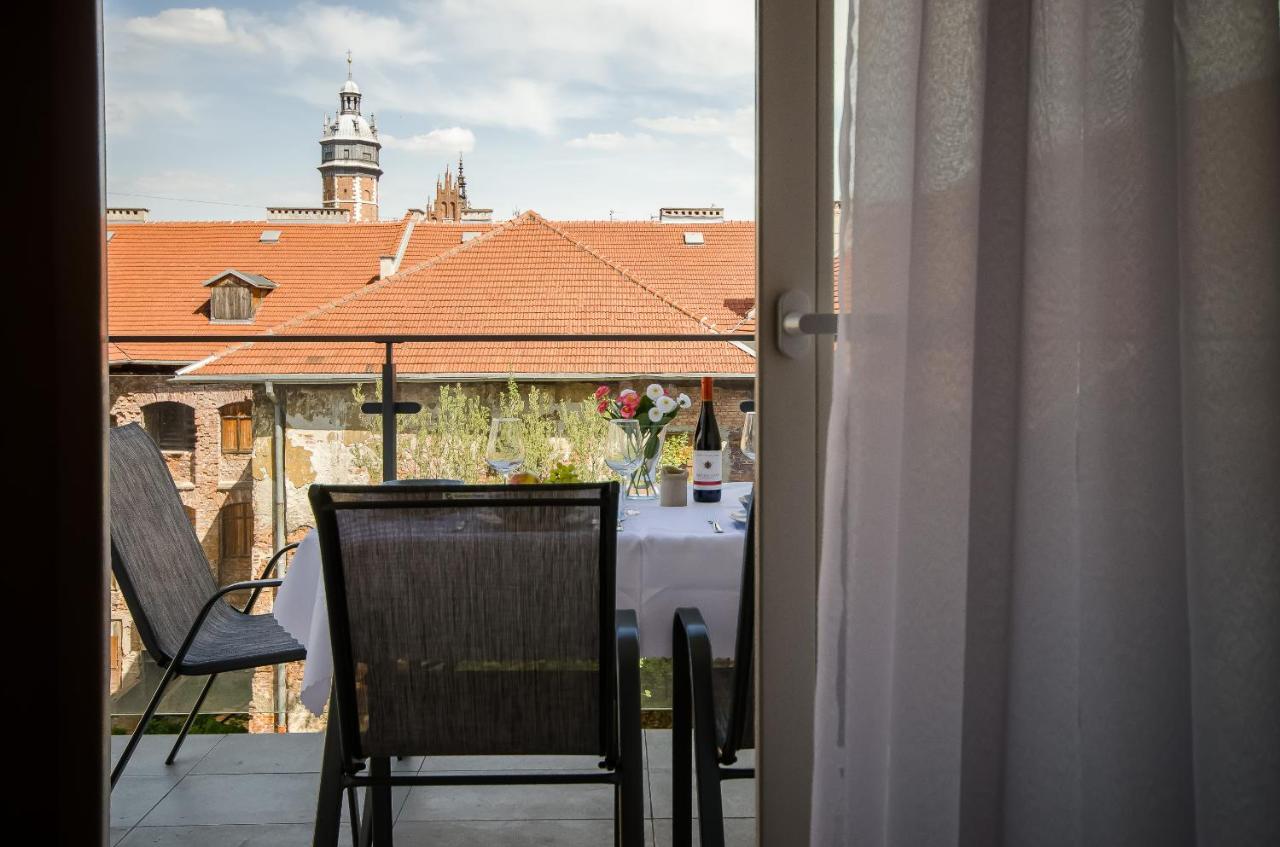 Kazimierz Penthouse With Private Terrace Lägenhet Kraków Exteriör bild