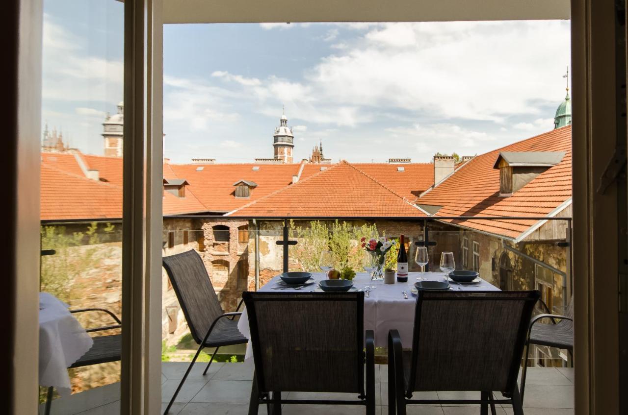 Kazimierz Penthouse With Private Terrace Lägenhet Kraków Exteriör bild